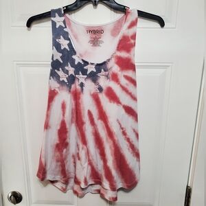 HYBRID USA Flag Tank Top size 2XL